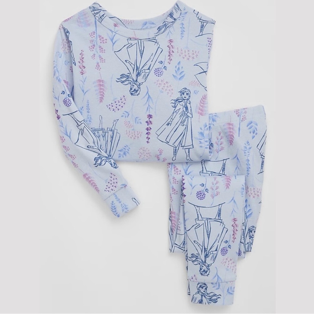 Baby Gap Disney Frozen Organic Cotton Pajamas Size 2T